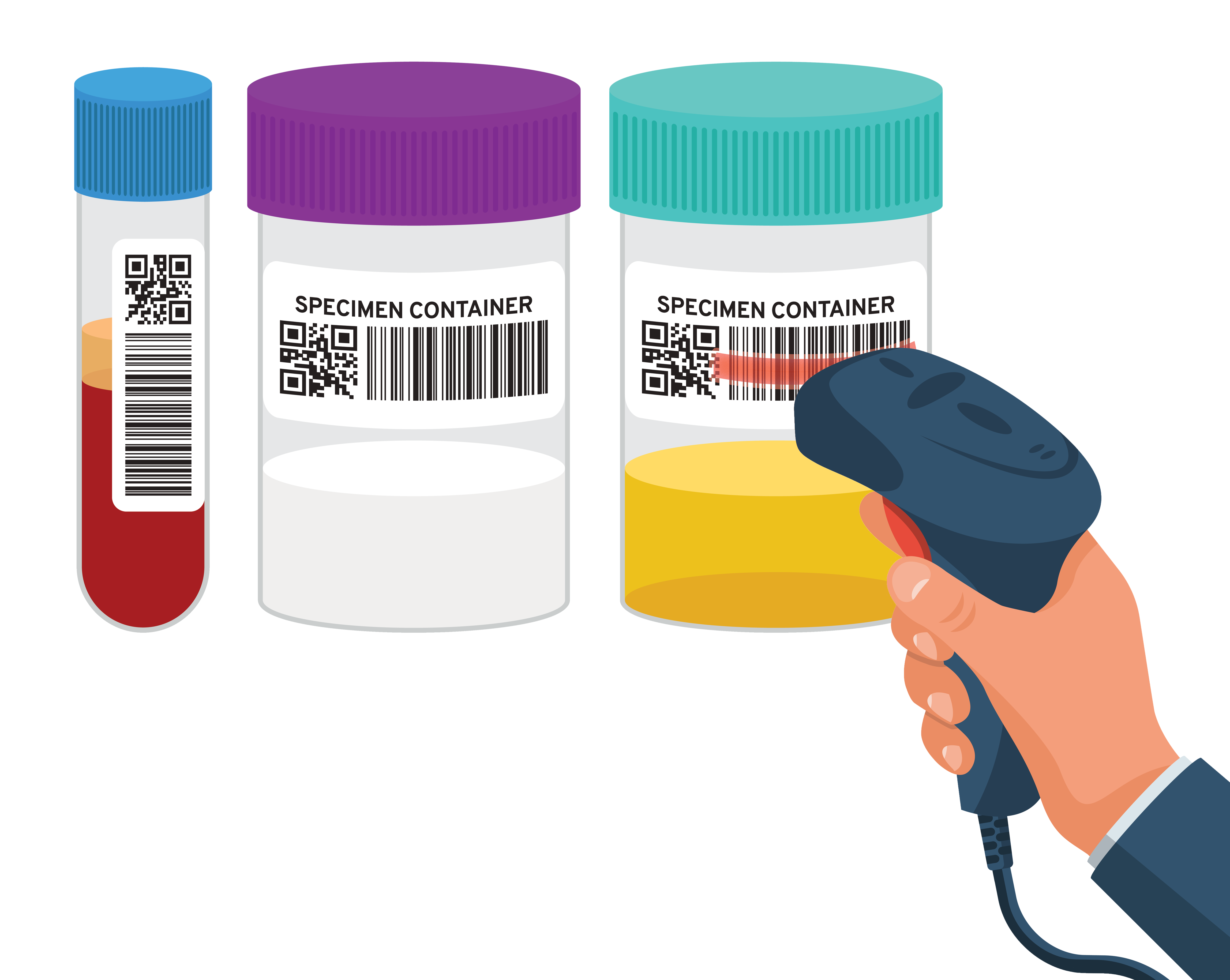 Labguru QR and Barcode Label System